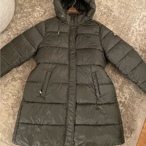 Michael Kors Olive Puffer Jacket
